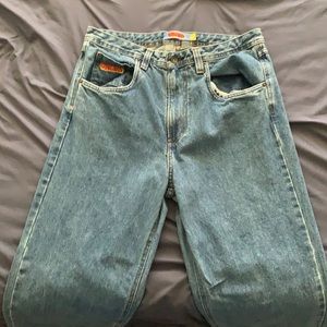 medium wash baggy size 32 empire pants